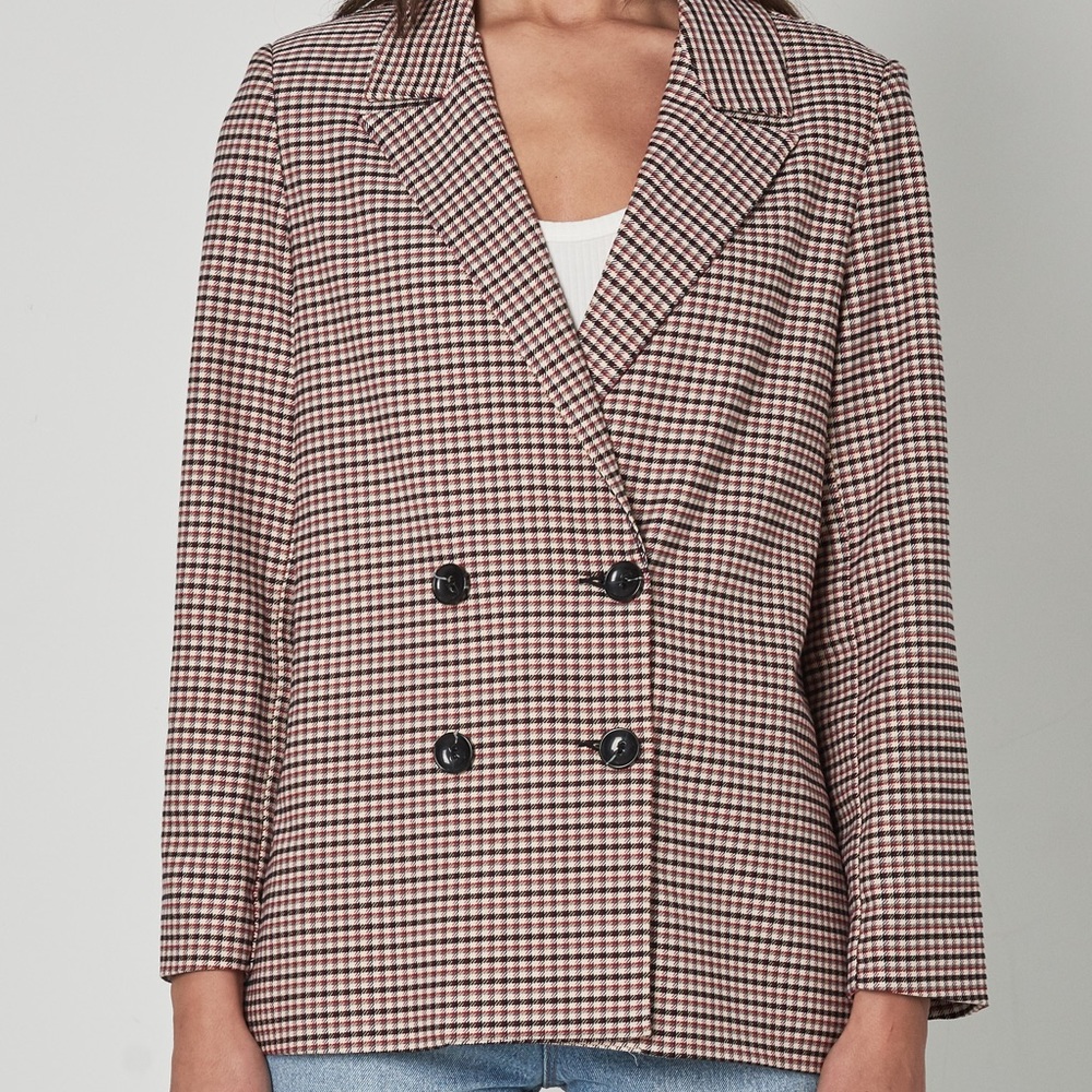 Rollas Downtown Check Blazer - Picture 2 of 3